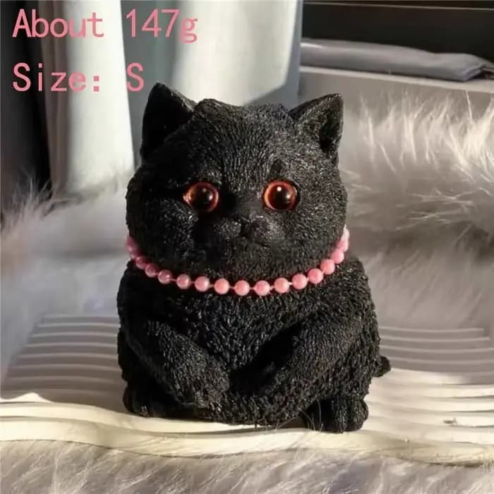 Peluche chat animal mignon, jouet sensoriel anti-stress à remontée lente, jouet à presser doux, orne