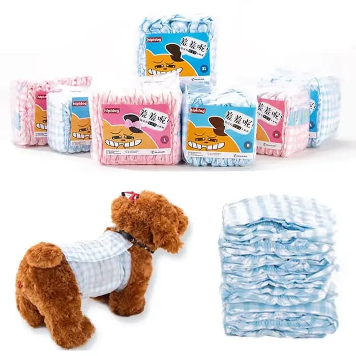 10 pièces/paquet Super Absorption pantalons physiologiques couches pour chiens pour animaux de compa