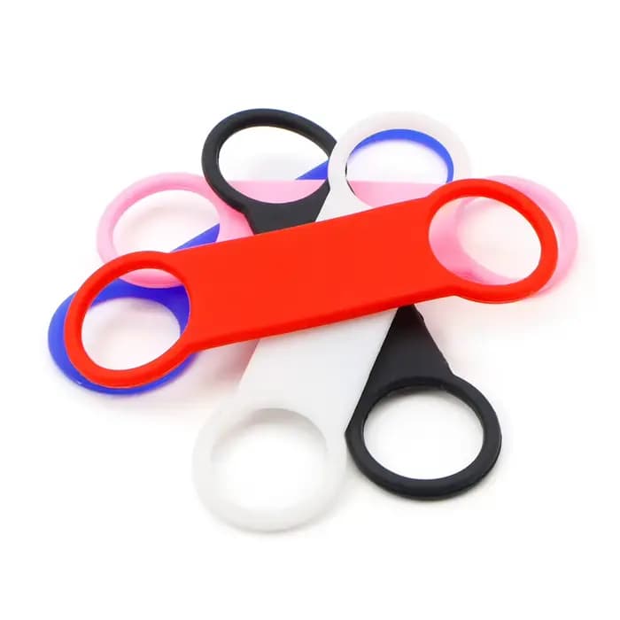 Plaque signalétique en silicone vierge pour animaux de compagnie, collier assressenti, caoutchouc co