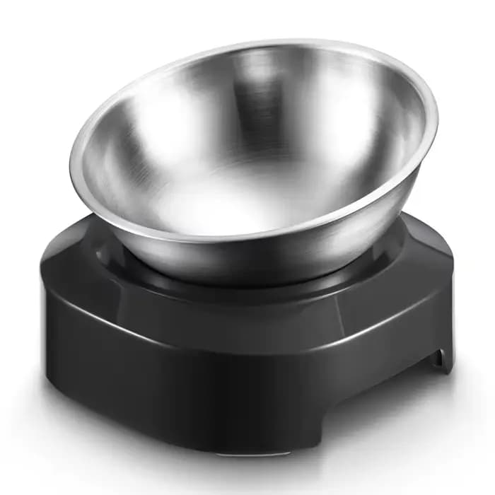 Bol de nourriture pour chat, moustaches en acier inoxydable, antidérapant, lavable au lave-vaisselle