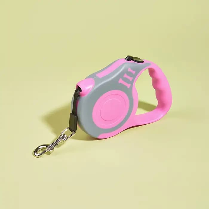 Laisse pour chien de 3m 5m, pour petits et moyens chiens, corde en Nylon rétractable automatique, Ex