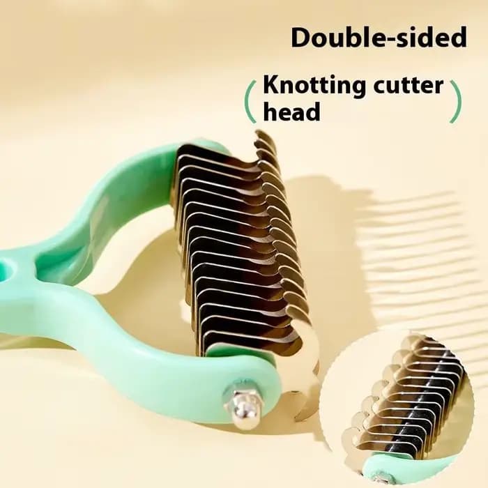 Brosse pour chat, coupe-noeud en fourrure de chat, peigne d'épilation pour animaux de compagnie, out