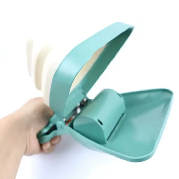 Pelle à merde pliable de voyage pour animaux de compagnie, avec 1 rouleau de sacs décomposables, cui