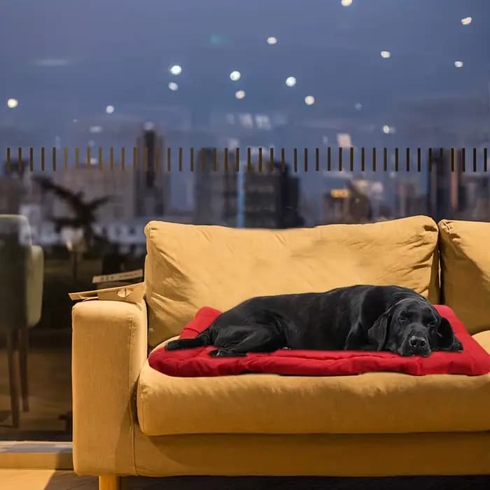 Coussin de lit antidérapant imperméable pour animaux de compagnie, lavable, matelas d'extérieur pour