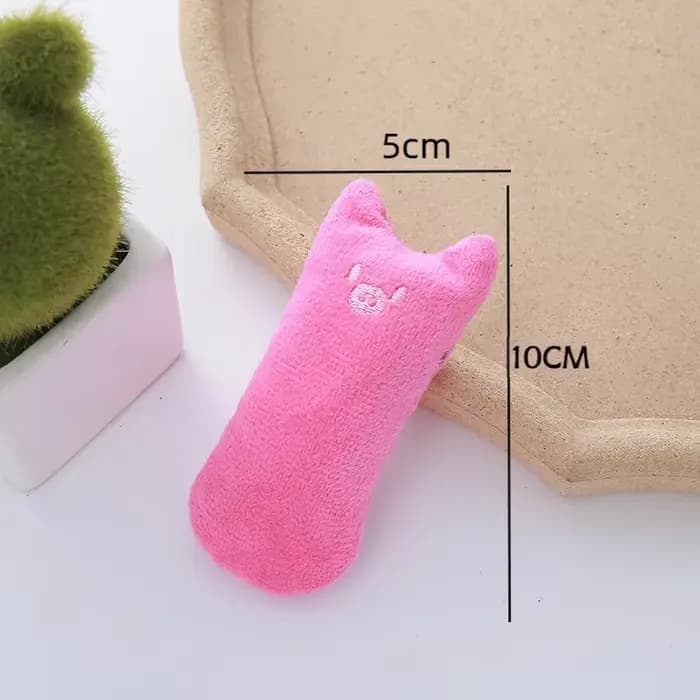 Jouet interactif en peluche à la catnip pour chats, amusant, vocal, pour la dentition, avec griffes,