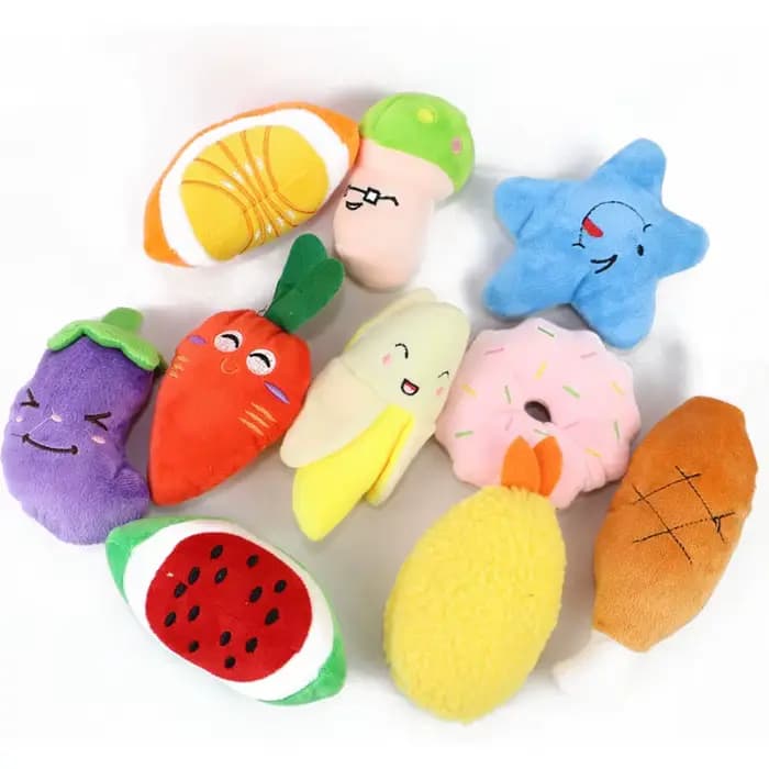 Jouets en peluche grinçants pour chiens, 10/20/50 paquets, jouets en peluche mignons pour petits et