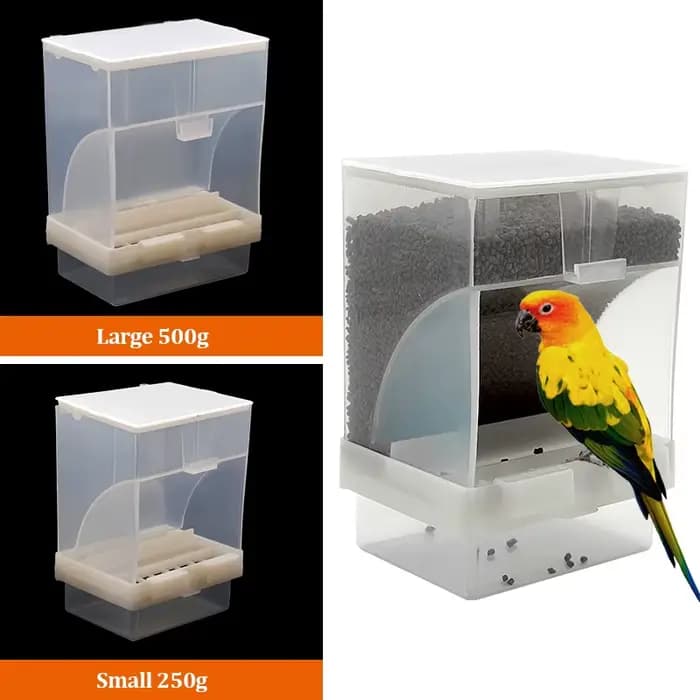 1 pièces mangeoire pour oiseaux pour animaux de compagnie prévention des éclaboussures récipient ali