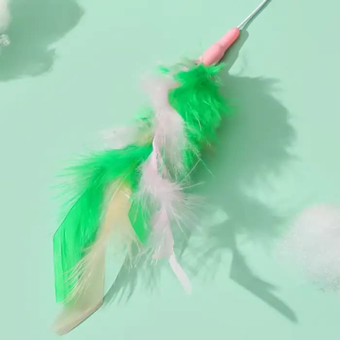 Jouet pour chat, jouets à plumes auto-hautes pour chats, bâton résistant aux morsures, jouet pour ch