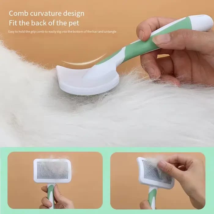Peigne de perte de poils d'animaux, brosse de toilettage pour chiens et chats, cheveux longs, brosse