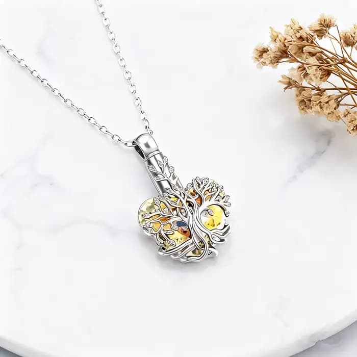 Collier pour animaux de compagnie, arbre de vie d'amour, crémation, fournitures commémoratives et fu