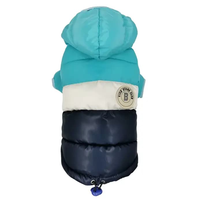 Vêtements d'hiver épais pour chiots, veste en coton brillante pour chien, manteau imperméable pour a