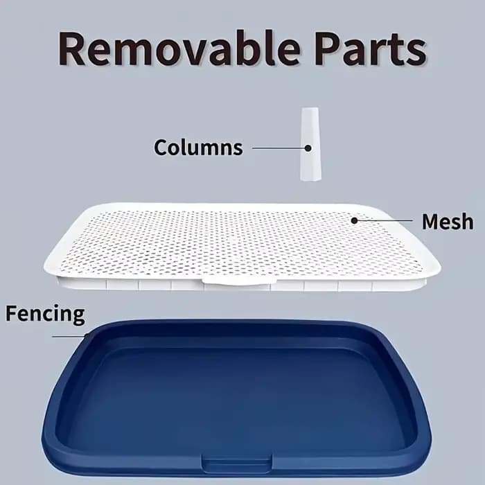 Pot de toilette en plastique réutilisable pour animaux de compagnie, support de pipi pour chien avec