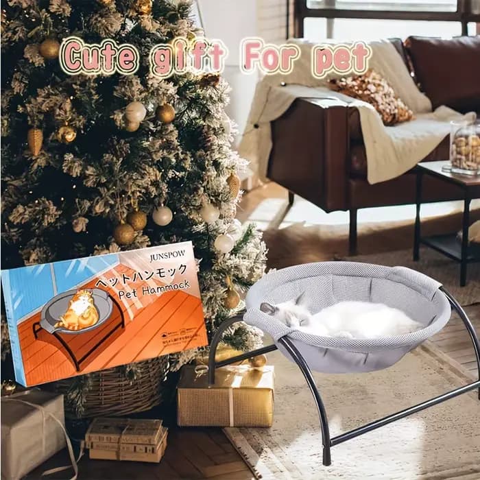 Lit pour chat hamac pour animaux de compagnie lit de couchage pour chat lit de refroidissement respi