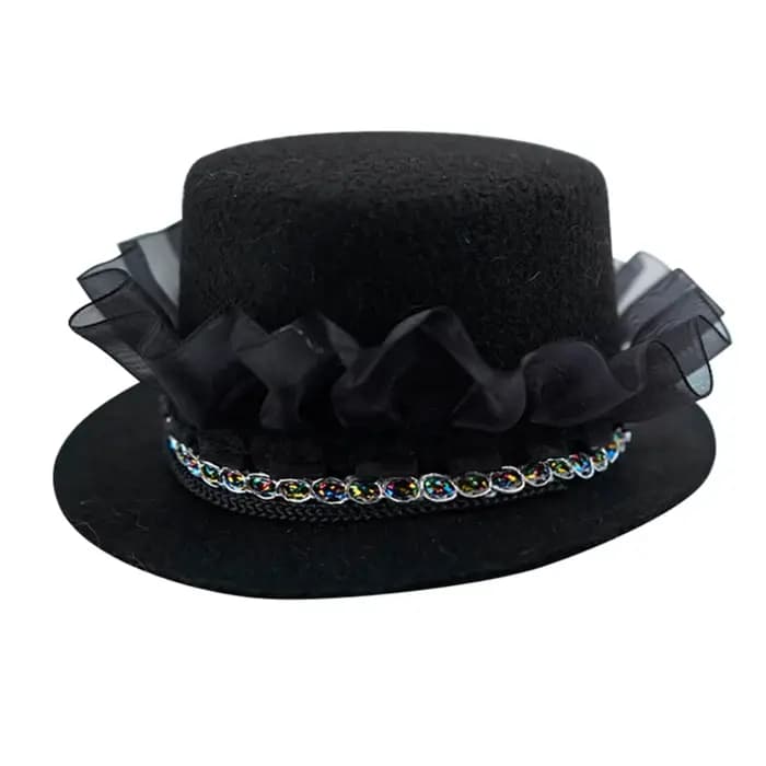 Casquettes de remise des diplômes pour animaux de compagnie, chapeaux décoratifs pour animaux de com