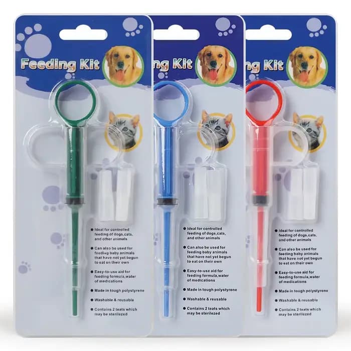 Distributeur d'eau et de lait pour animaux de compagnie, seringue pour chat, chien, distributeur de