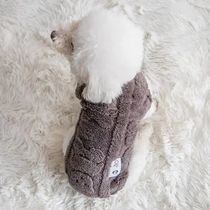 Hiver chaud chiot chaton pull doux polaire chien vêtements vêtements pour animaux de compagnie pour
