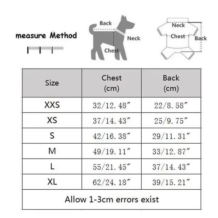 Filles chien Pyjamas chiot chat vêtements enveloppé ventre chien combinaison Pyjamas pour petits chi