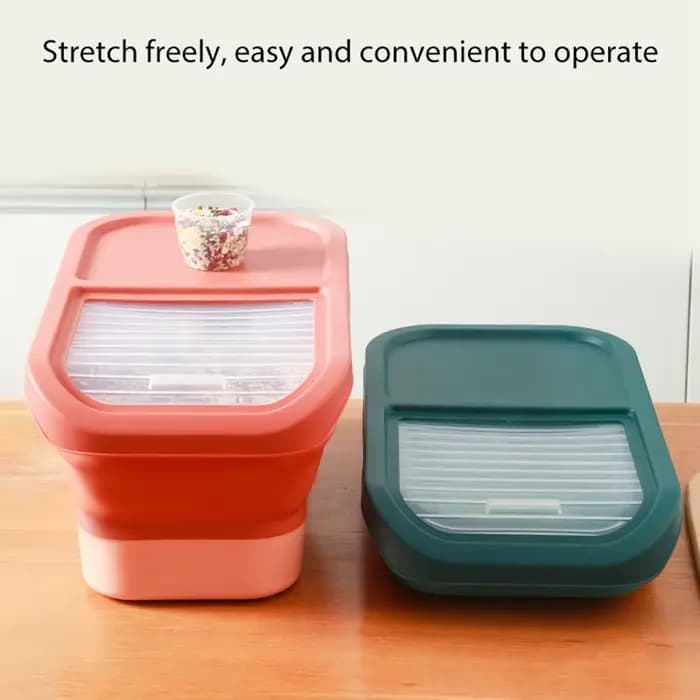 Conteneur de stockage de nourriture pliable pour chien et chat 13/33LB, boîte de nourriture sèche po