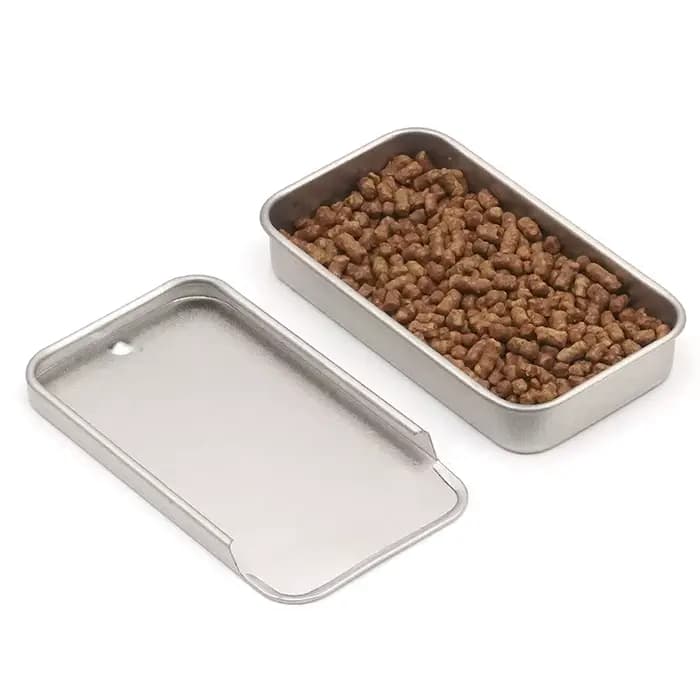 1 pièce Distributeur de nourriture portable pour oiseaux, mini boîte d'alimentation, plusieurs coule