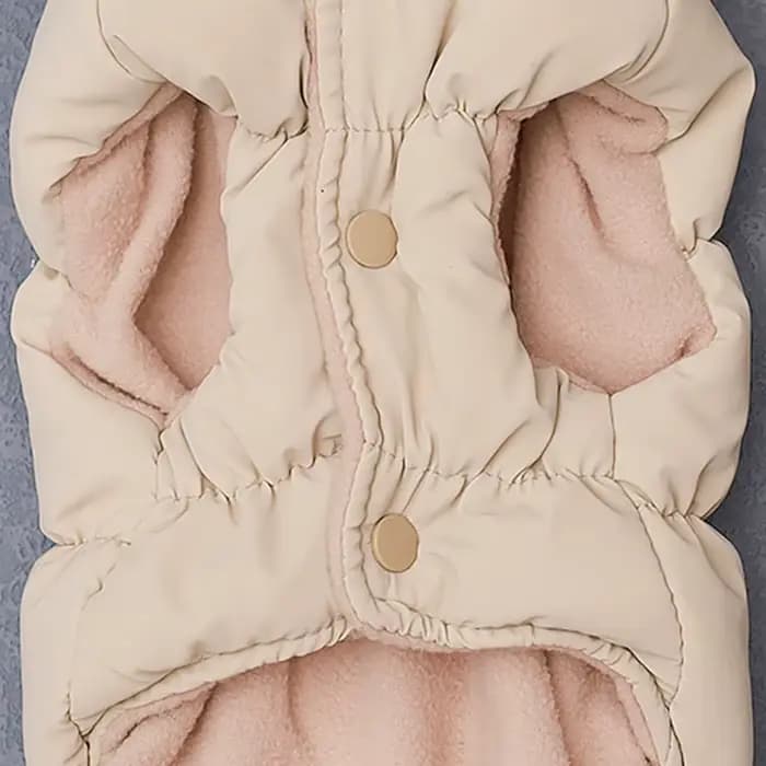 Vêtements d'hiver doux et chauds pour chiens, manteau rembourré pour chiot et chat, veste pour petit