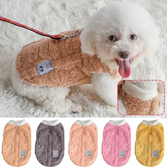 Hiver chaud chiot chaton pull doux polaire chien vêtements vêtements pour animaux de compagnie pour