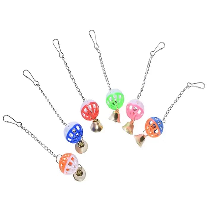 Jouets pour oiseaux de compagnie mignons, perruche d'escalade, morsure, mâcher avec frontal swing, c