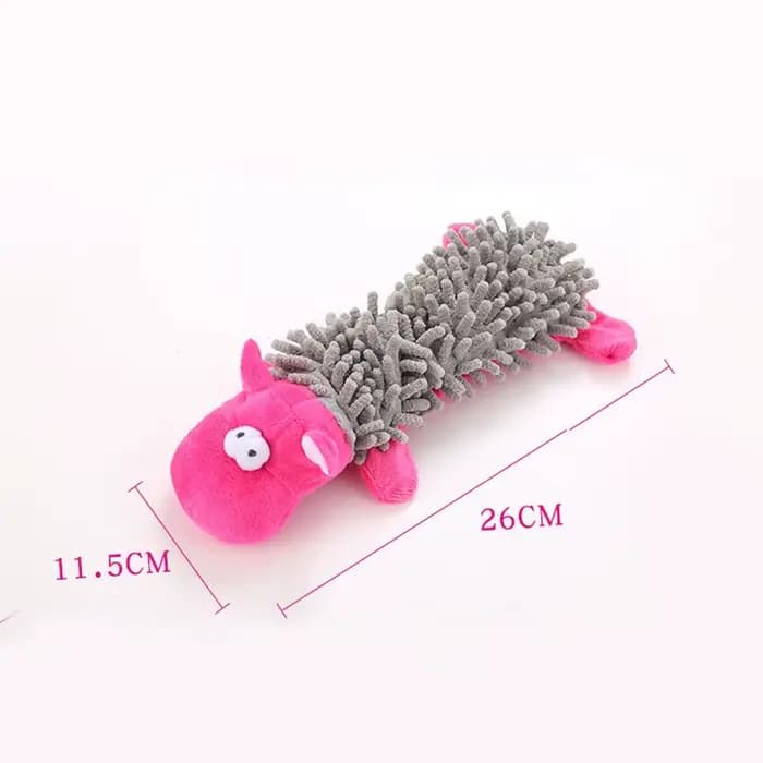 Jouet en peluche Durable pour chien de compagnie, en forme d'animal avec grinçant pour petits chiens