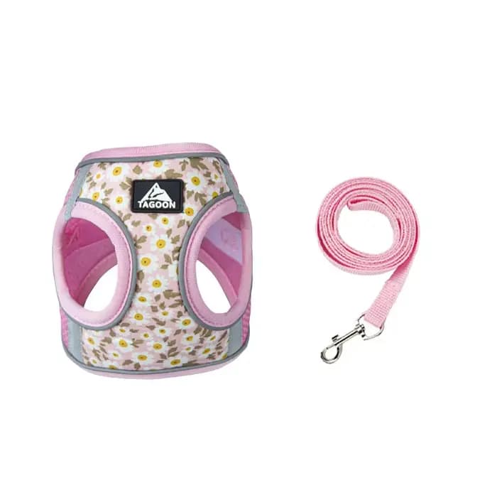 Harnais et laisse en maille de Nylon pour chat, harnais respirant pour chaton, petit chien, chiot, b
