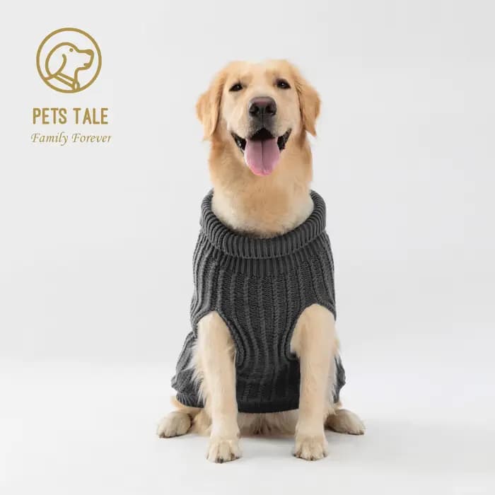 Pull tricoté confortable pour animaux de compagnie pour l'hiver – Gardez votre chien au chaud et élé