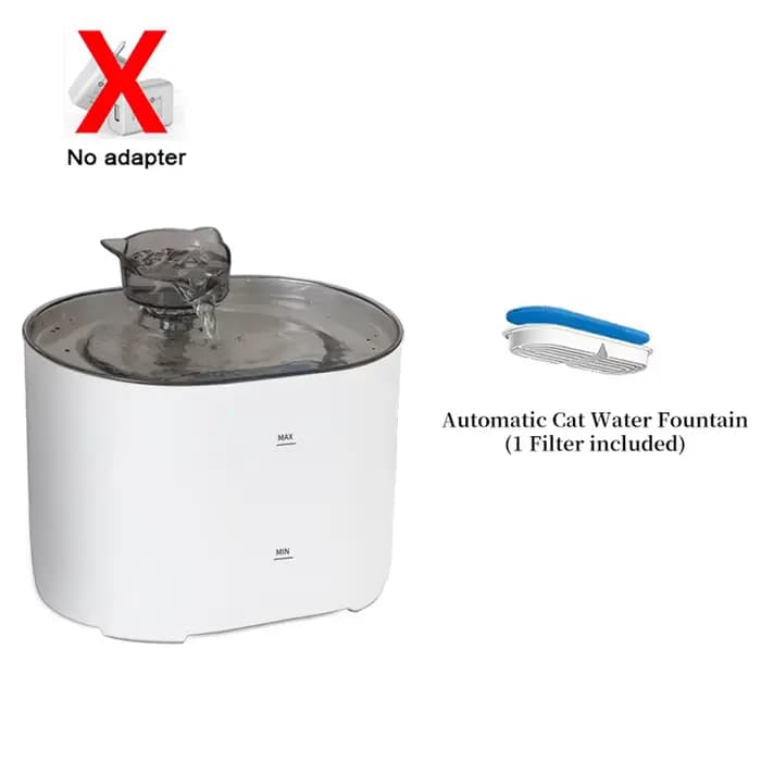 Fontaine d'eau pour chat, Recirculation automatique, distributeur d'eau pour chien et chat, pompe él