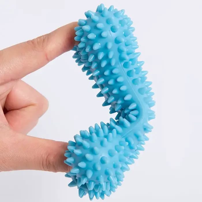 Jouets pour petits chiens, à mâcher, avec nœud TPR, résistant aux morsures, nettoyage des dents mola