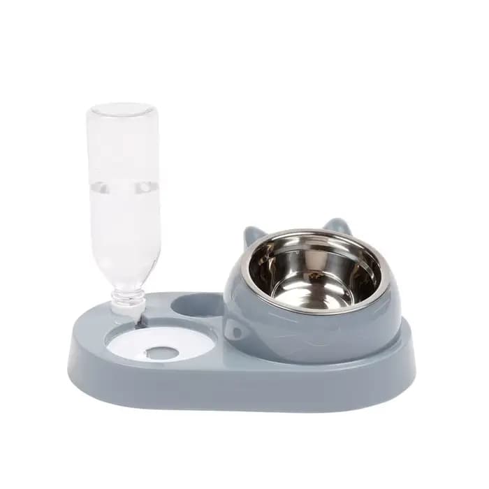 Nouveau 2-en-1 chat bol distributeur d'eau stockage d'eau automatique animal de compagnie chien chat