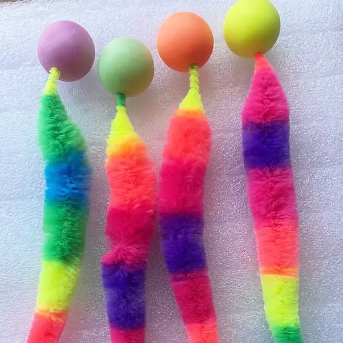 Jouets interactifs pour chat, cornichon, boule rebondissante colorée, fournitures pour animaux de co