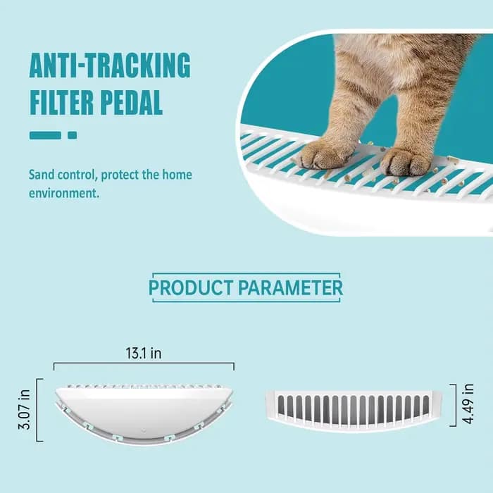 Accessoires pour litière automatique pour chat TONEPIE, porte de bac, pièces détachées pour bac de t