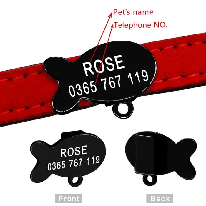 Étiquette d'identification Anti-perte pour chien et chat, pour collier gravé, étiquettes d'identific