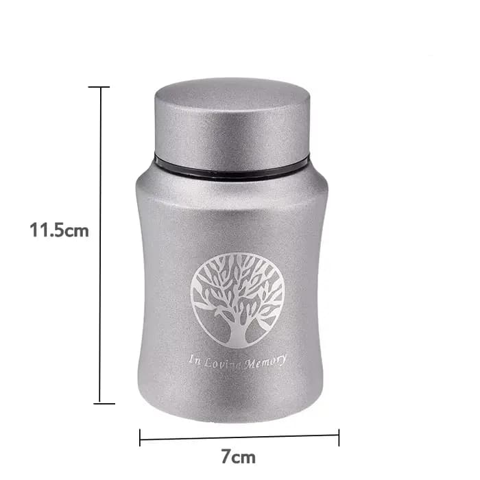 Urnes en acier inoxydable pour animaux de compagnie, arbre or/argent, chien, chat, oiseaux, souris,