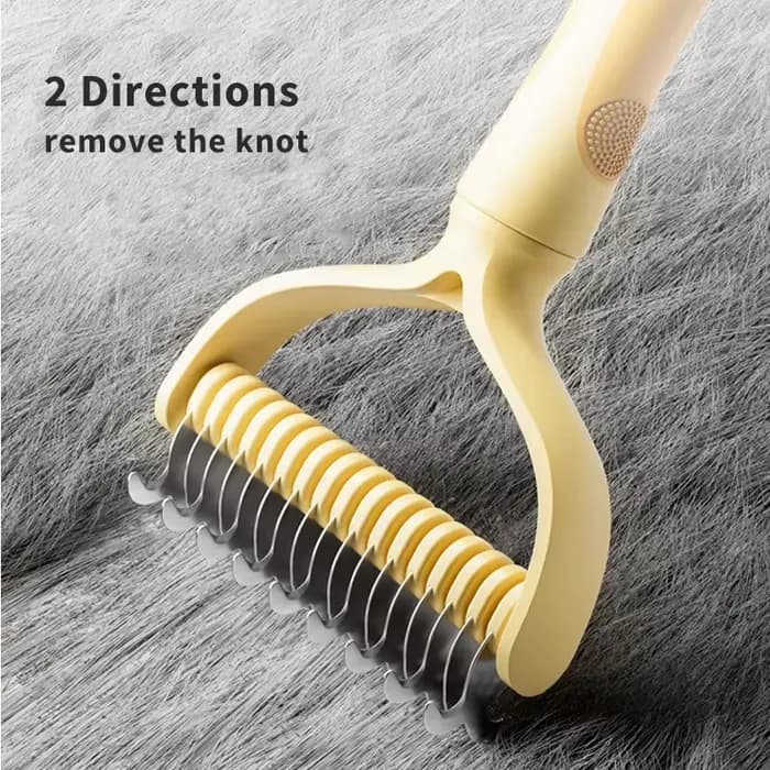 Brosse pour chat, coupe-noeud en fourrure de chat, peigne d'épilation pour animaux de compagnie, out
