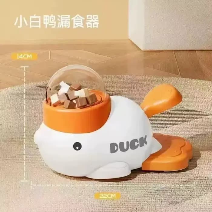 Distributeur interactif de friandises pour animaux, jouet alimentaire anti-glouton en forme de canar