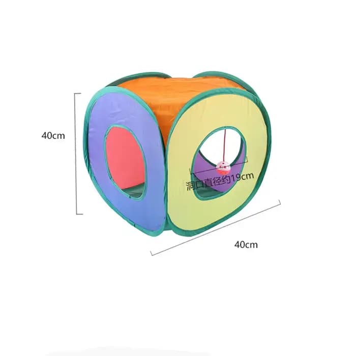 Jouets pour chat chaton jouer Tunnel souris forme balles pliable Chat drôle chat tente souris fourni