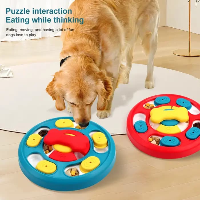 Jouets Puzzle pour chiens, mangeoire lente interactive, augmentation des chiots, distributeur de nou
