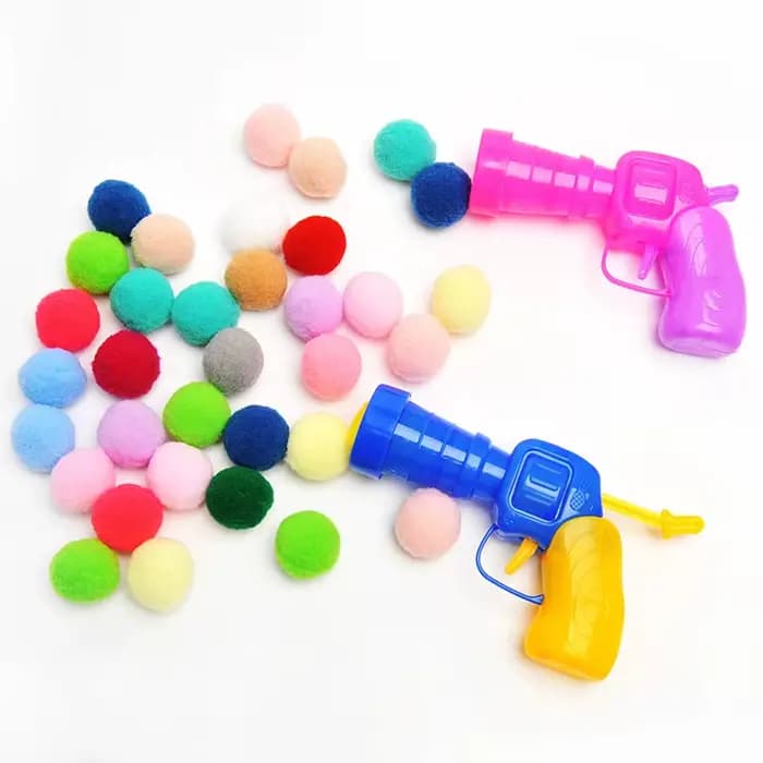 Pistolet de tir en peluche pour chat, jouet silencieux, soulagement interactif, auto-salon, Micro él