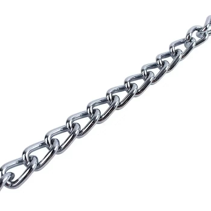 Collier chaîne serpent pour animaux de compagnie, collier d'étouffement pour chien en acier inoxydab