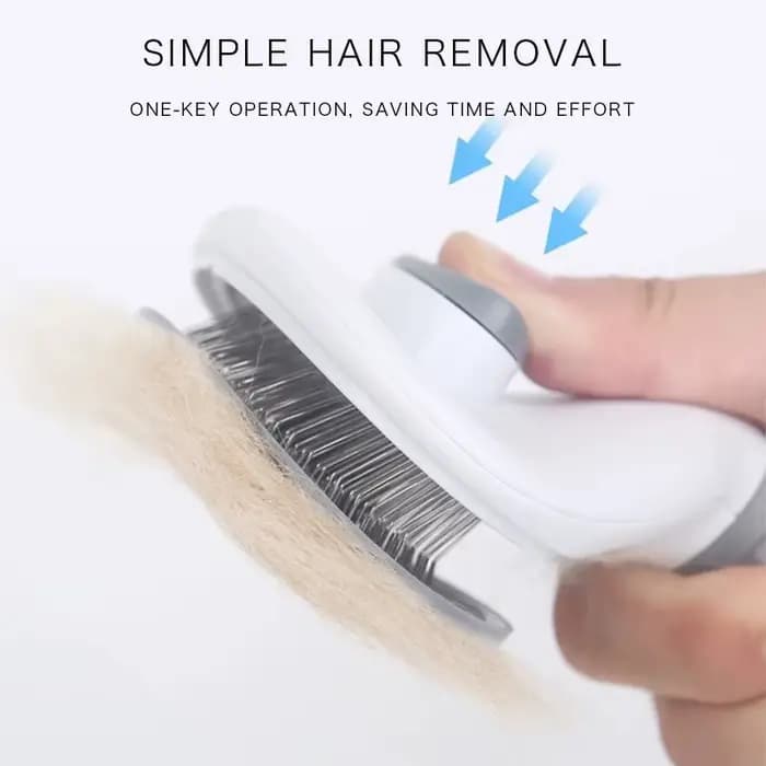 Brosse autonettoyante pour animaux de compagnie, peigne pour chiens et chats, accessoire de toiletta