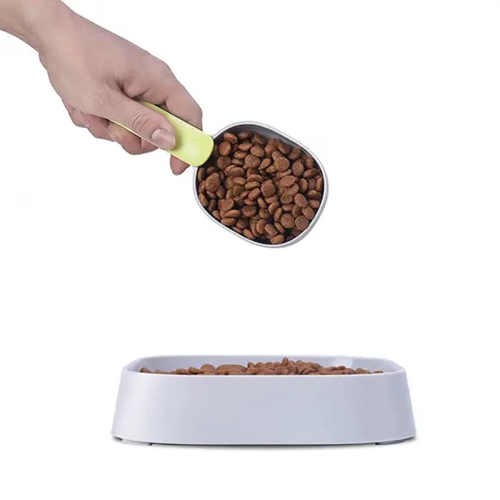 Pelle à Nourriture pour Animaux de Compagnie, avec Banc, Sac, réinitialisation, Cuillère, Multifonct