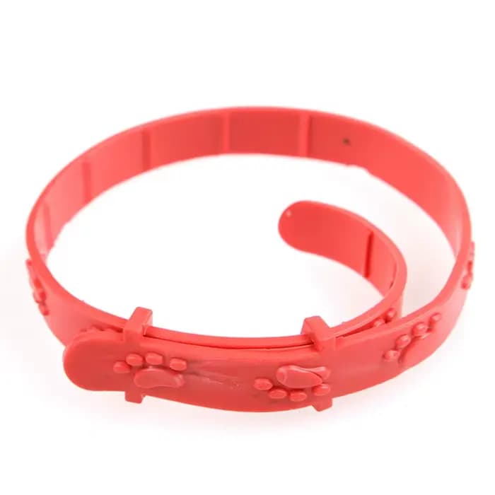 10 pièces/lot Anti-puces tique chat collier petit chien rosée collier à puces animal de compagnie ré