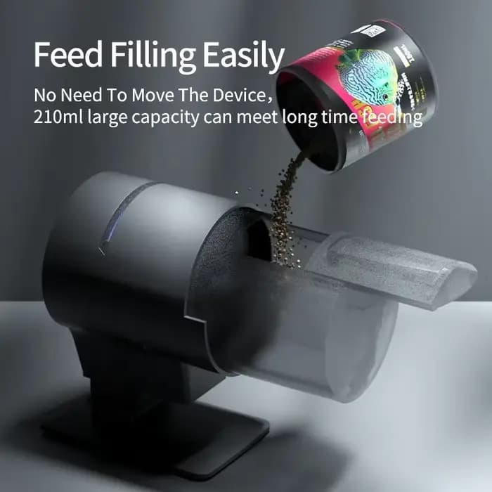 ILONDA-Mangeoire à poisson automatique Wi-Fi, 2e génération, distributeur de rajeunissement, longue