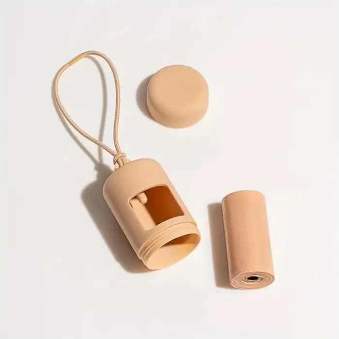 Distributeur Portable de sacs poubelles pour animaux de compagnie, 1 pièce, Mini sac poubelle de net