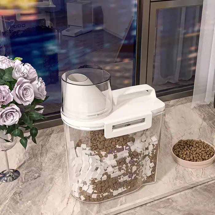 Boîte de rangement scellée pour aliments pour animaux de compagnie, conservation sous vide, précieus