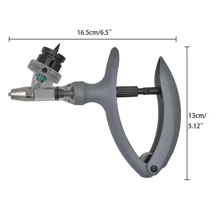 Seringue continue vétérinaire automatique, 1ml/2ml/5ml, Injection animale, vaccine réglable pour bét
