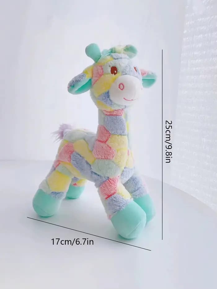 Jouet en peluche coloré de meulage de dents d'animal de compagnie de conception de cerf de dessin an